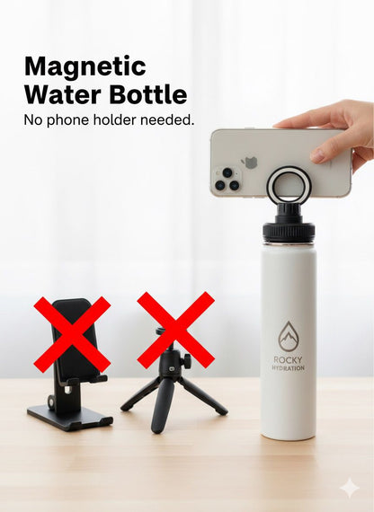 Rocky Hydration – Classic Flow water Bottle (without straw)